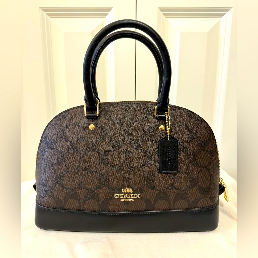 Coach Mini Sierra Satchel in Signature Canvas